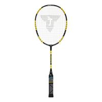 badmintonracket Eli Junior 58 cm zwart/geel/blauw