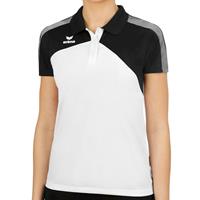 Erima Premium One 2.0 Funktions Poloshirt white/black/white