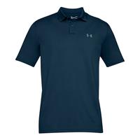 Herren Under Armour Performance strukturiertes Poloshirt Academy / Pitch Grau L