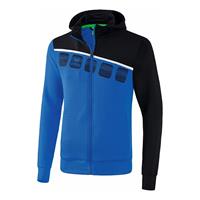 Erima 5-C Trainingsjacke mit Kapuze new royal/black/white