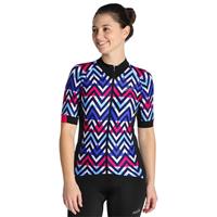 Nalini Raffinata Women's Short Sleeve Jersey - L - Black/Fuchsia