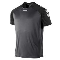 Senior sport T-shirt Aarhus antraciet/zwart