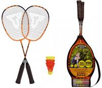 Badminton Set Speed 2200, orange orange/schwarz