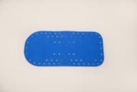 Anti-slip bad- en douchematten - badmat blauw - 