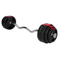 Gorilla Sports SZ-Curlset Kunststoff Gripper 25 kg