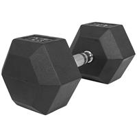 Dumbell 27,5 kg (1 x 27,5 kg) Hexagon Rubber