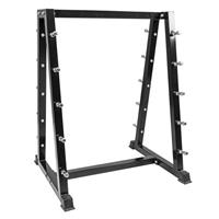 Gorilla Sports Rubber Barbell Rack