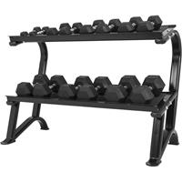 Dumbell rack - Staal - Hexagon - Geschikt voor 14 dumbells - - Gorilla Sports