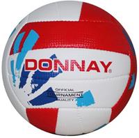 Donnay beachvolleybal wit/rood maat 5