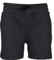 Kort joggingshort - Dames - Donker grijs gemêleerd