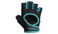Harbinger Women's Power Stretchback Fitness Handschoenen - Zwart/Blauw - S