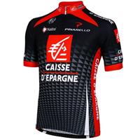 Nalini Jersey korte mouw CAISSE D'EPARGNE fietsshirt met korte mouwen, voor heren, Maat