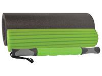 Schildkröt Massage Roller Set "3-in-1", schwarz/grün