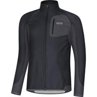 Gore Wear Herren R3 Partial WINDSTOPPER Shirt Schwarz)