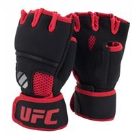 Ufc Contender Quick Wrap Binnenhandschoenen Met Gel-Padding - Zwart/Rood - S/M