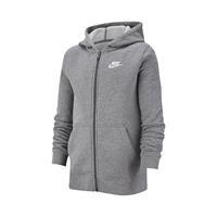 Nike Club Kapuzenjacke Kinder, grau / weiß