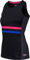 Sjeng Sports Francka - Zwarte Tanktop