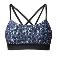 Sport Top Schmeichelhaft Gesprenkelt Damen Blau/schwarz 