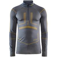 Craft Herren Zip Longsleeve Active Intensity, Black-Asphalt