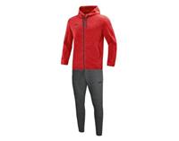 JAKO Premium Basics Jogginganzug mit Kapuze rot