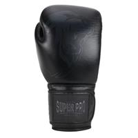 Super Pro Combat Gear Legend kickbokshandschoenen zwart 18oz