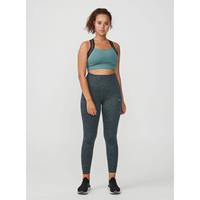 Sportlegende Lasting High Waist Tightsdamen Grau/grün 