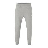 Nike regular fit joggingbroek grijs melange