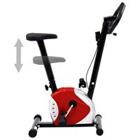 vidaXL Hometrainer met bandweerstand rood