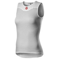 Castelli Damen Pro Issue 2 Sleveless Radtrikot Weiß)