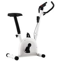 vidaXL Heimtrainer mit Gurtwiderstand  Weiß