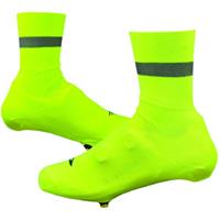 Defeet Slipstream Refelctive Stripe 4"Overshoes  - Hi-Viz Gelb