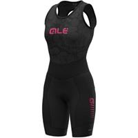 Alé Women's R-EV1 Future Integrato BibShorts  - Black-Fluro Pink