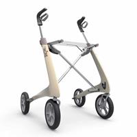 ByAcre Carbon Ultralight Komfort Rollator perlweiß