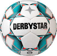 DerbyStar Voetbal Junior wit groen zwart S-Light 1722