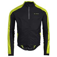 Vaude Windjacke, körpernaher Schnitt, für Herren, schwarz/neongelb, L, L
