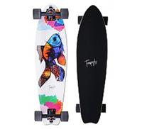 Tempish longboard fish 82,5 x 21,5 cm wit/zwart