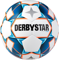 DerbyStar Voetbal Stratos Light V20 Wit blauw oranje 1037