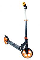 Muuwmi Scooter, faltbar, höhenverstellbar, ABEC 5, 200 mm, schwarz/orange, OneSize