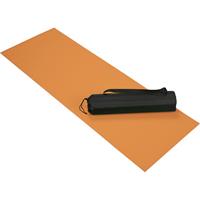 Oranje yoga/fitness mat 60 x 170 cm Oranje