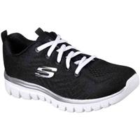 Skechers Damen Sneaker, schwarz