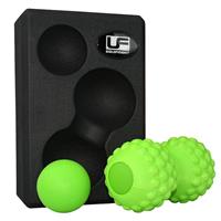 Urban Fitness  3 in 1 Massage Kit Black/Green