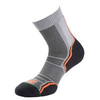 1000 Mile Socks 1000 Mile - 2-Pack Heren Trail Enkele Laag Vochtregulerende Merino Wol Sokken - Grijs