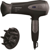 Esperanza Ionic Vivien Hair Dryer with Diffuser 2200 W Ionisation Function Cable Length 180 cm Black EBH005K