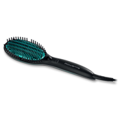 Rowenta Power Straight Straightening Brush Black Green CF5820