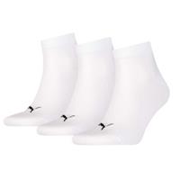 sokken Quarter Training katoen wit 3 paar 46
