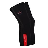 Bobteam Kniewarmer,  Infinity zwart-rood kniestukken, voor heren, Fietskl