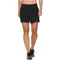 ASICS Shorts "Road 5IN", Kordelzug, reflektierende Elemente, für Damen, schwarz, L