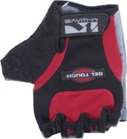 M-Wave M Wave fietshandschoenen Gel Touch polyurethaan rood/zwart maat L