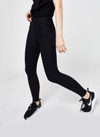 High-waist Sportlegging Dames Zwart