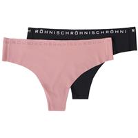 Slip Siena Nylon Damen Schwarz/pink 2er-pack 